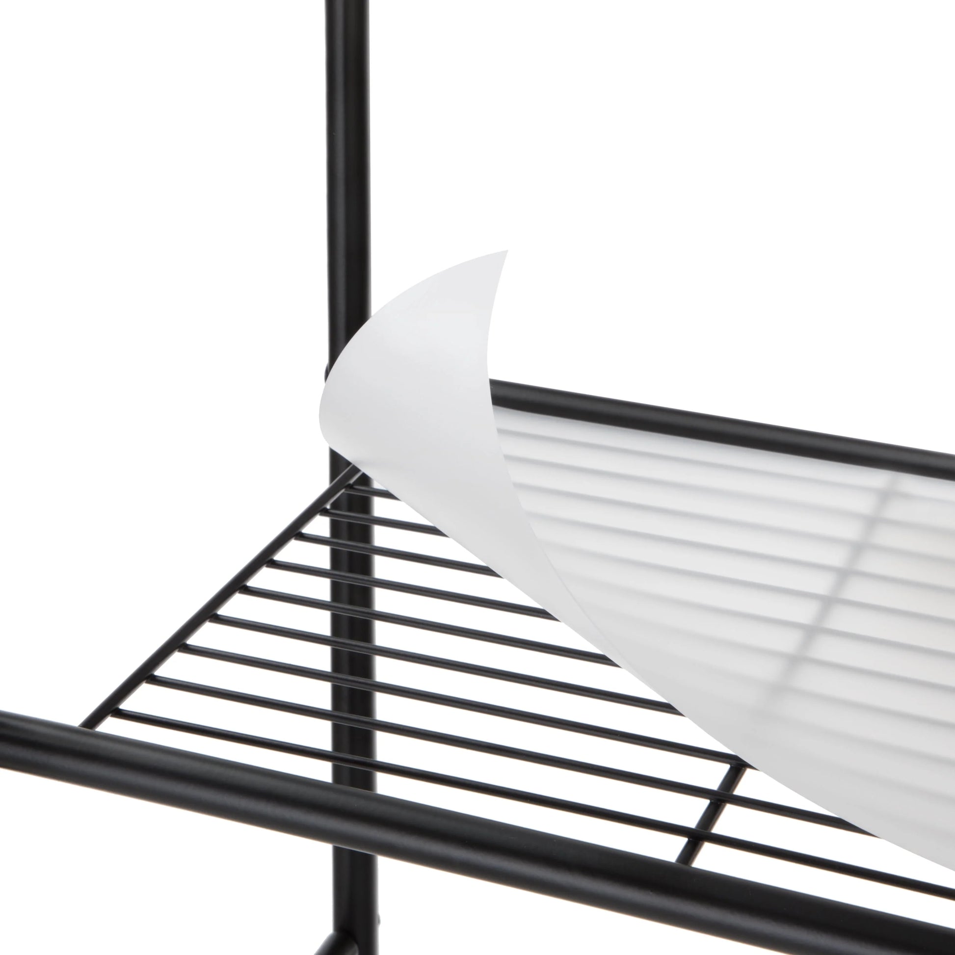 Mainstays Over the Toilet Steel 3-Shelf Bath Shelves Space Saver, Matte Black Finish Adult Groups