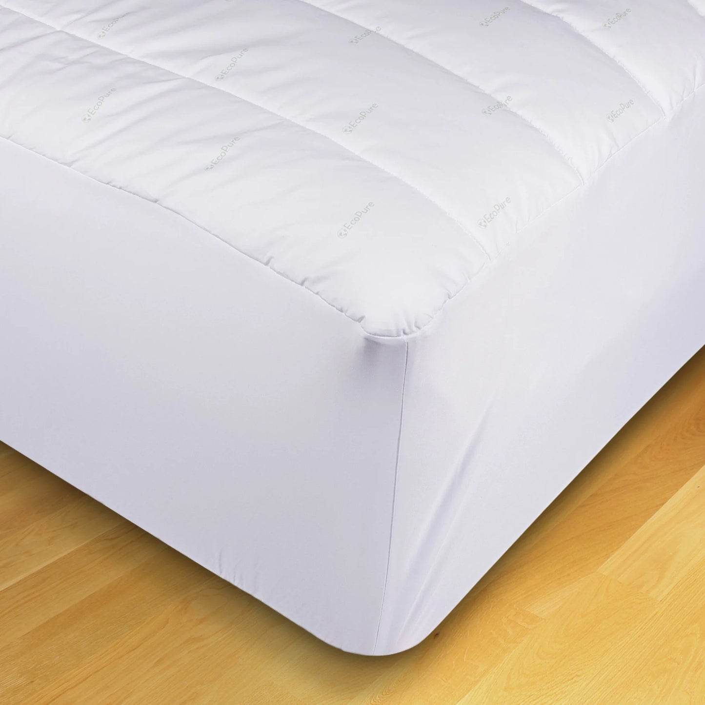 Martex Mattress Pad,60 in W,White 5014145