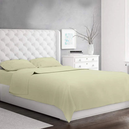 DIPASONA Exclusive 1000 Thread Count 100% Egyptian Cotton Sheets, Breathable Bed Sheets & Pillowcases, Fits up to 18" Inches Deep Pockets, (Ivory)