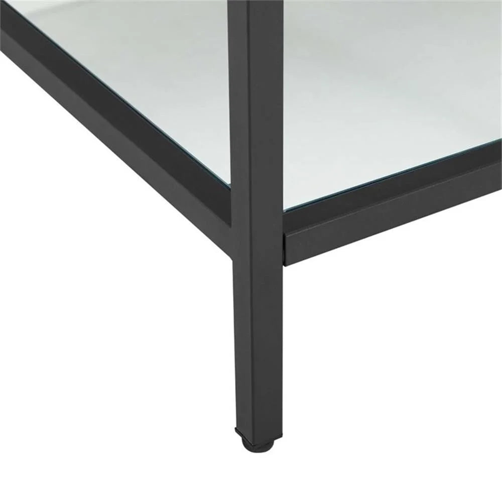 Modway Kingsley 60" Black Stainless Steel Bathroom Vanity in Black White