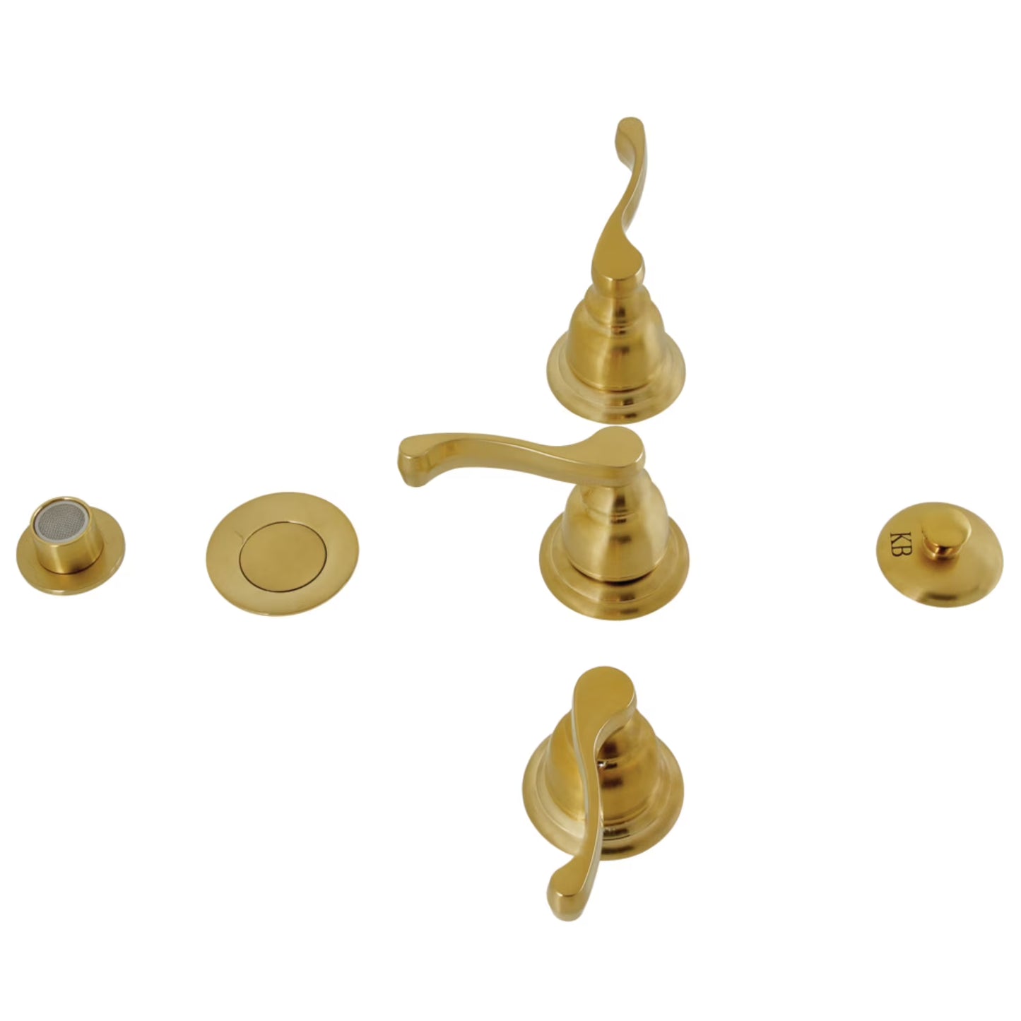 Kingston Brass KB328FL Bidet Faucet, Brushed Nickel