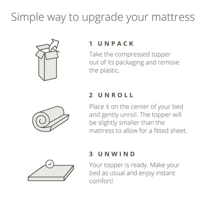 Sleep Studio 4" Breathable Memory Foam Mattress Topper, Full
