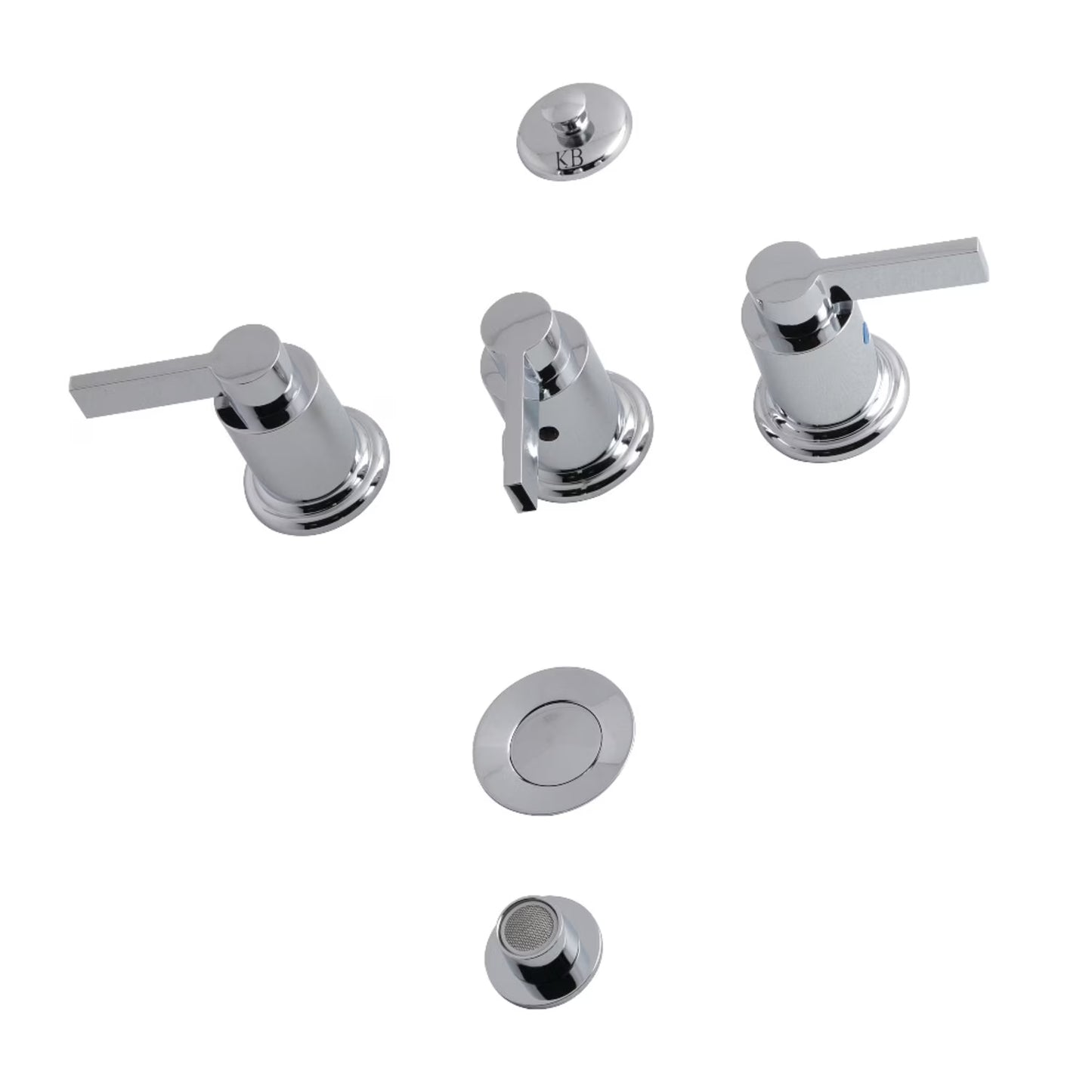 Kingston Brass KB6328NDL Bidet Faucet, Brushed Nickel