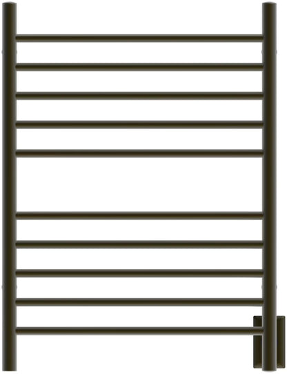 Amba Products 33.5" Gold Hardwired Straight 10 Polished Bar Towel Warmer