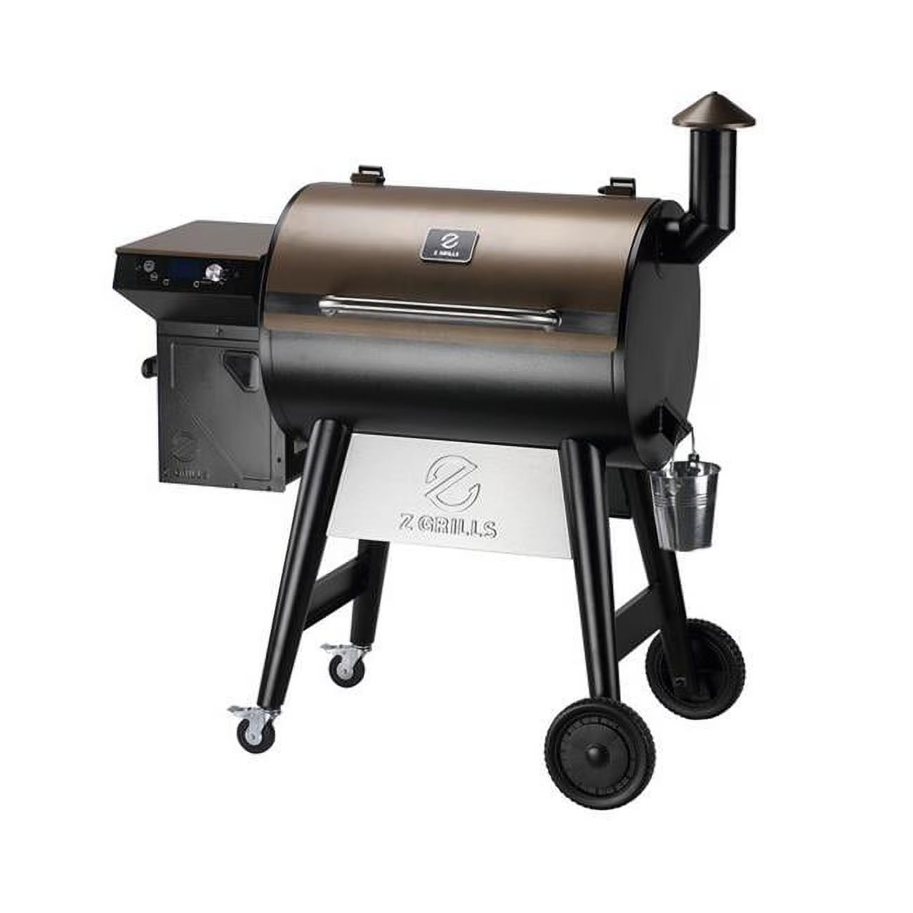 Z GRILLS Backyard Warrior 697 sq.in 8-in-1 Wood Pellet Grill Smoker with PID V3.0 Technology, LCD Screen, Meat Probes and Rain Cover