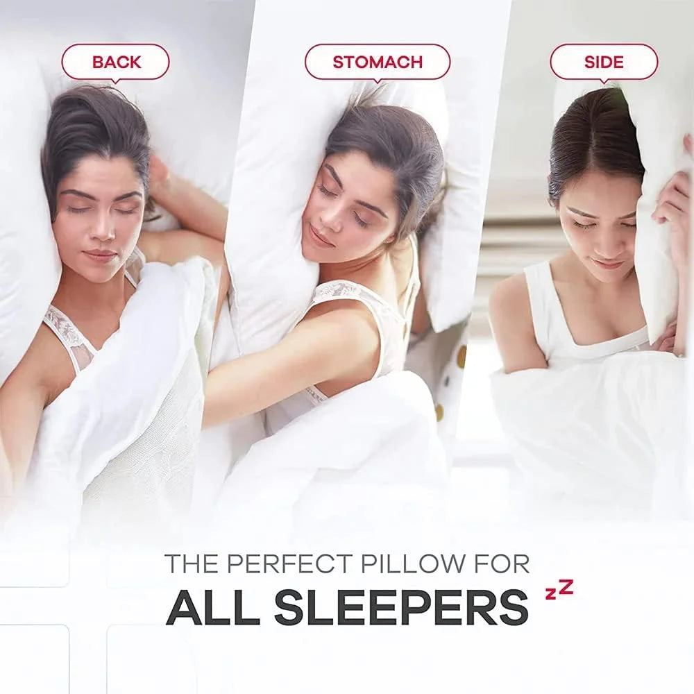 Ryotei Gel Fiber King Pillows Bulk (20x36) 12 Pack - Extra Soft Down Alternative Hotel Bed Pillows - 100% Cotton T-235 Cover, Washable, Hypoallergenic & Durable Pillows for Hotels, Resorts & AirBnB