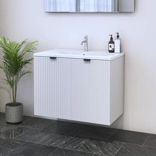 Nicole 2D 80 Floating Bathroom Vanity (32" Width)