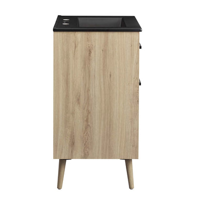 Modway Maverick 24" Bathroom Vanity in Black Oak