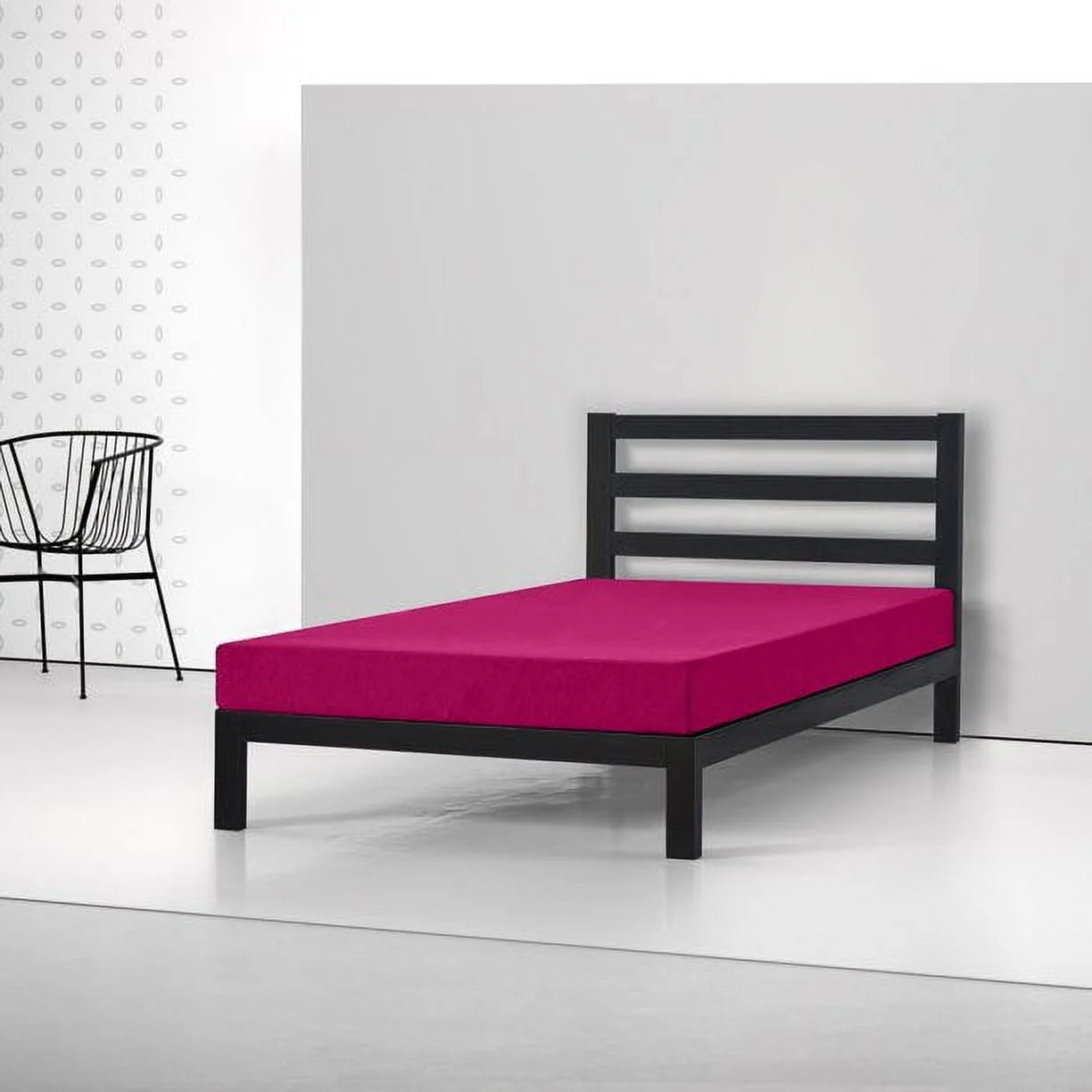 5" Twin Memory Foam Mattress - Spa Sensations by Zinus, Pink