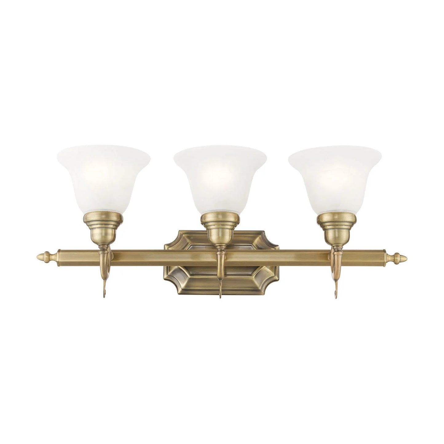 Livex Lighting French Regency Bath Light in Antique Brass