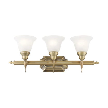 Livex Lighting French Regency Bath Light in Antique Brass
