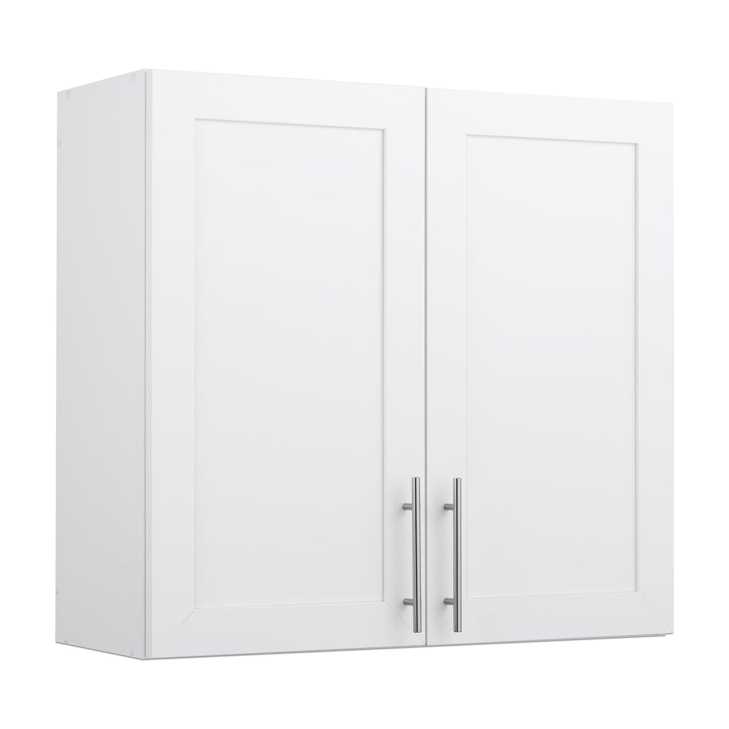 Prepac Elite 32" H Wall Cabinet with Panel Doors, White Storage Cabinet, Bathroom Cabinet, Pantry Cabinet with with 1 Adjustable Shelf 12.75" D x 32" W x 30" H, WSUR-1003-1