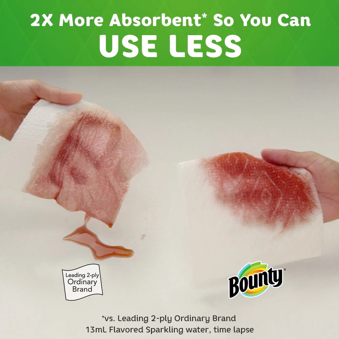 Bounty Select-a-Size Paper Towels, 8 Triple Rolls, White
