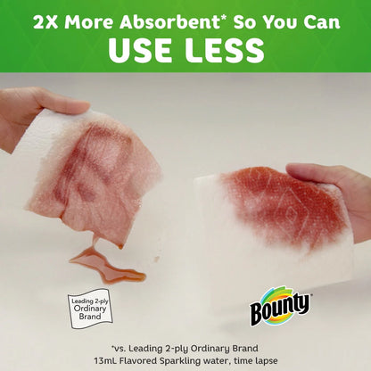 Bounty Select-a-Size Paper Towels, 8 Triple Rolls, White