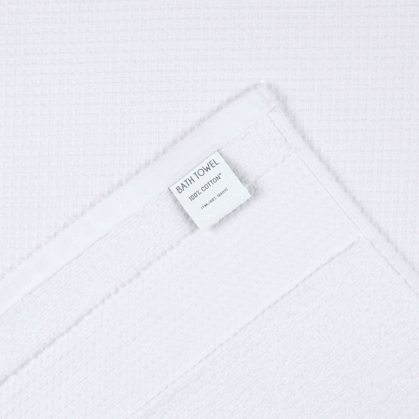 Waffle Bath Towel, 2-piece Set
