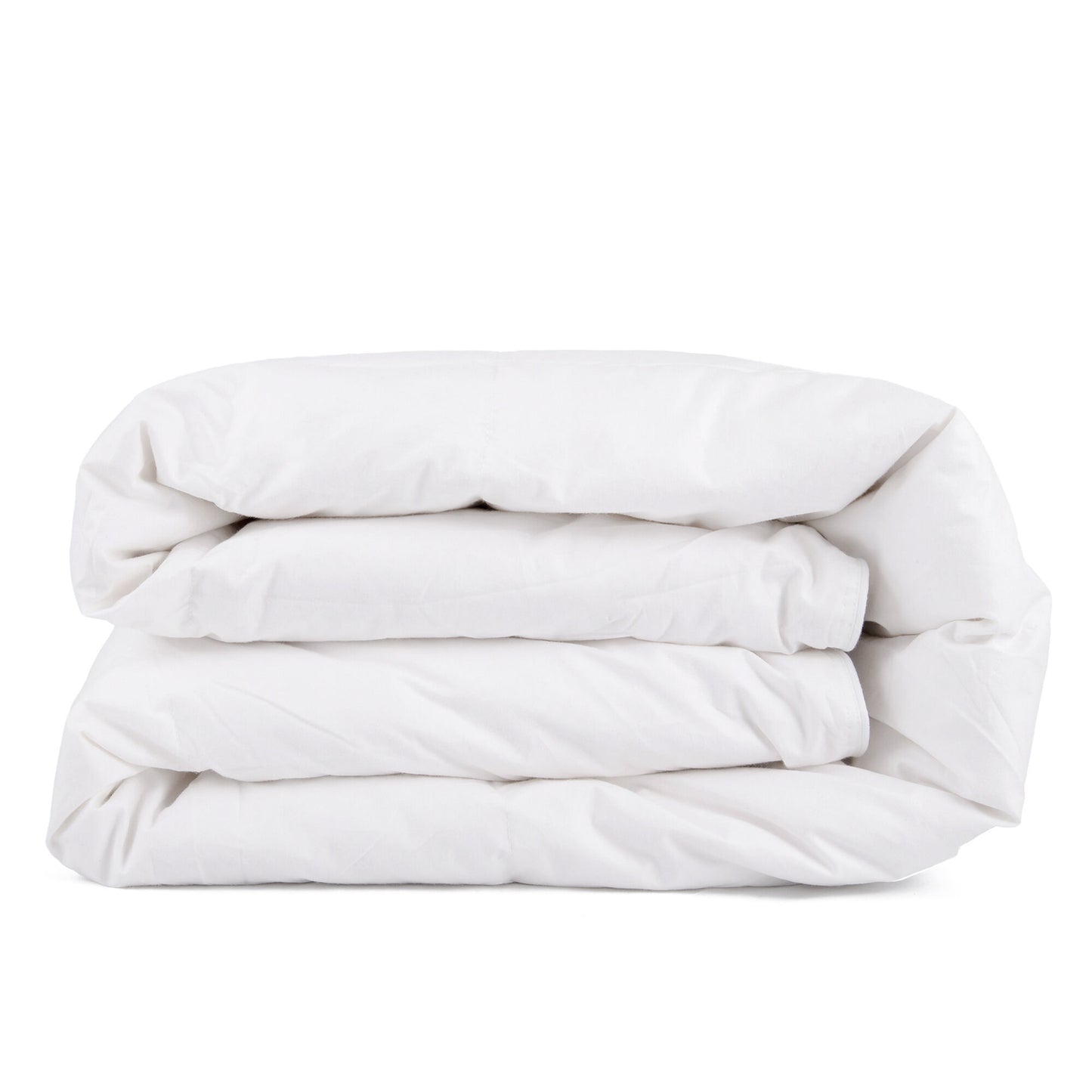 Organic Club Queen Cotton Duvet with Feather and Duck Down Filling 100% Cotton Cover Comforter All-Season Bedding Queen Size 87x87" (220x220 cm), Machine Washable, White