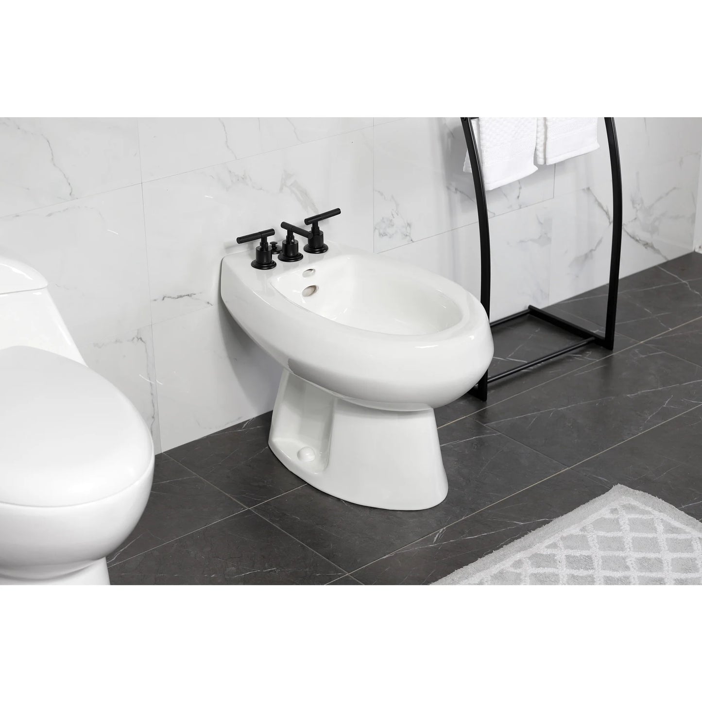 Kingston Brass KB6321CKL Kaiser Three-Handle Bidet Faucet, Polished Chrome