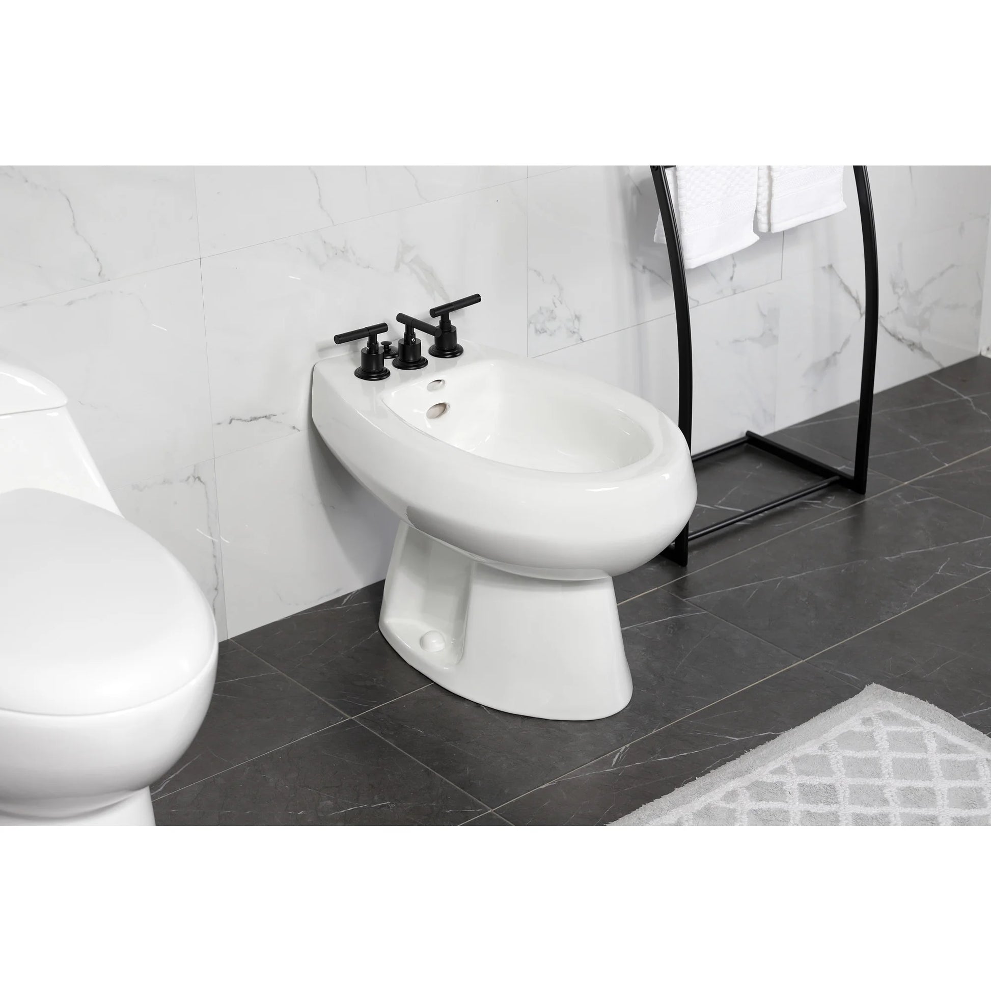 Kingston Brass KB6321CKL Kaiser Three-Handle Bidet Faucet, Polished Chrome