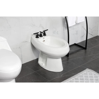 Kingston Brass KB6321CKL Kaiser Three-Handle Bidet Faucet, Polished Chrome
