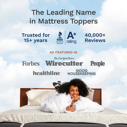 Viscosoft Select High Density Mattress Topper - Full Size - 2 Inch - High Density, Breathable Memory Foam