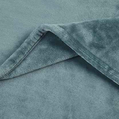 Serta Parsa Heated Throw Blanket, Electric, Multi Heat Level, Charcoal Gray, 77" X 84"