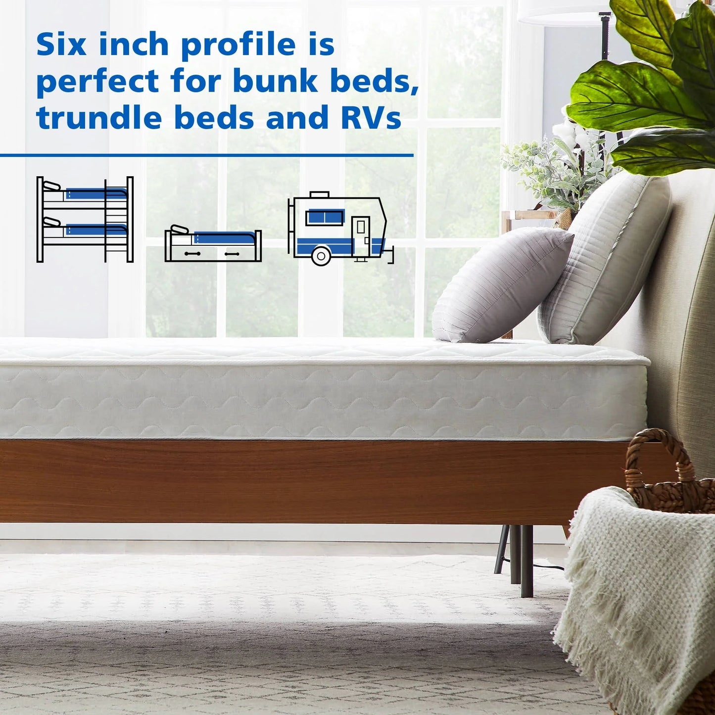 Mainstays 6" Innerspring Coil Mattress, Twin