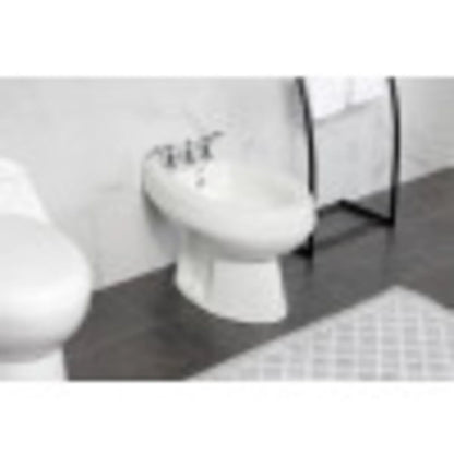 Kingston Brass KB327AL Victorian Three-Handle Bidet Faucet, Brushed Brass