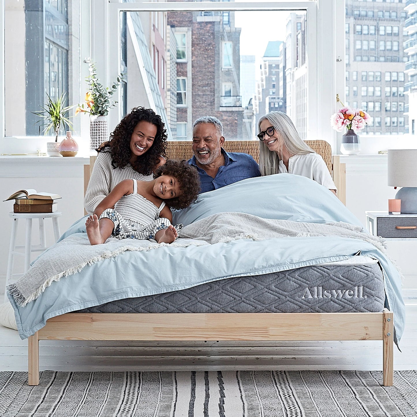 The Allswell Luxe 12" Bed in a Box Hybrid Mattress, Queen