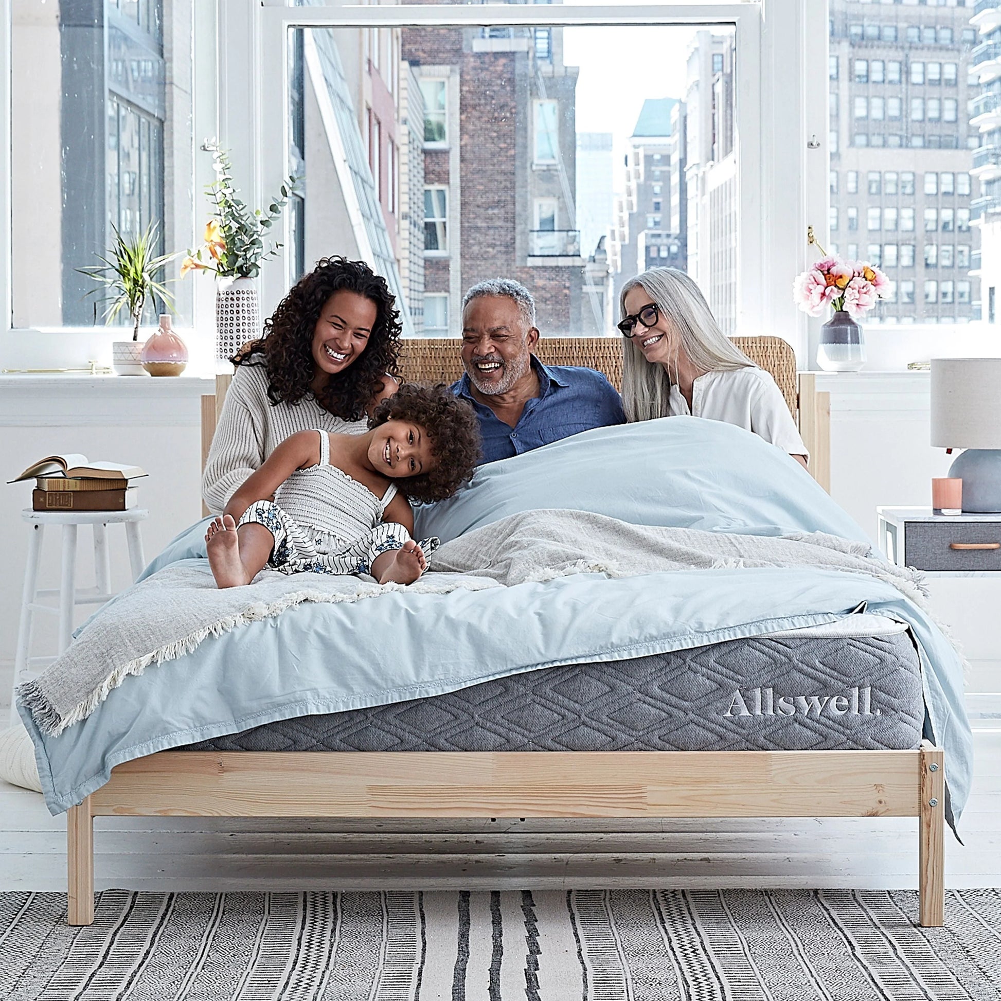 The Allswell Luxe 12" Bed in a Box Hybrid Mattress, Queen