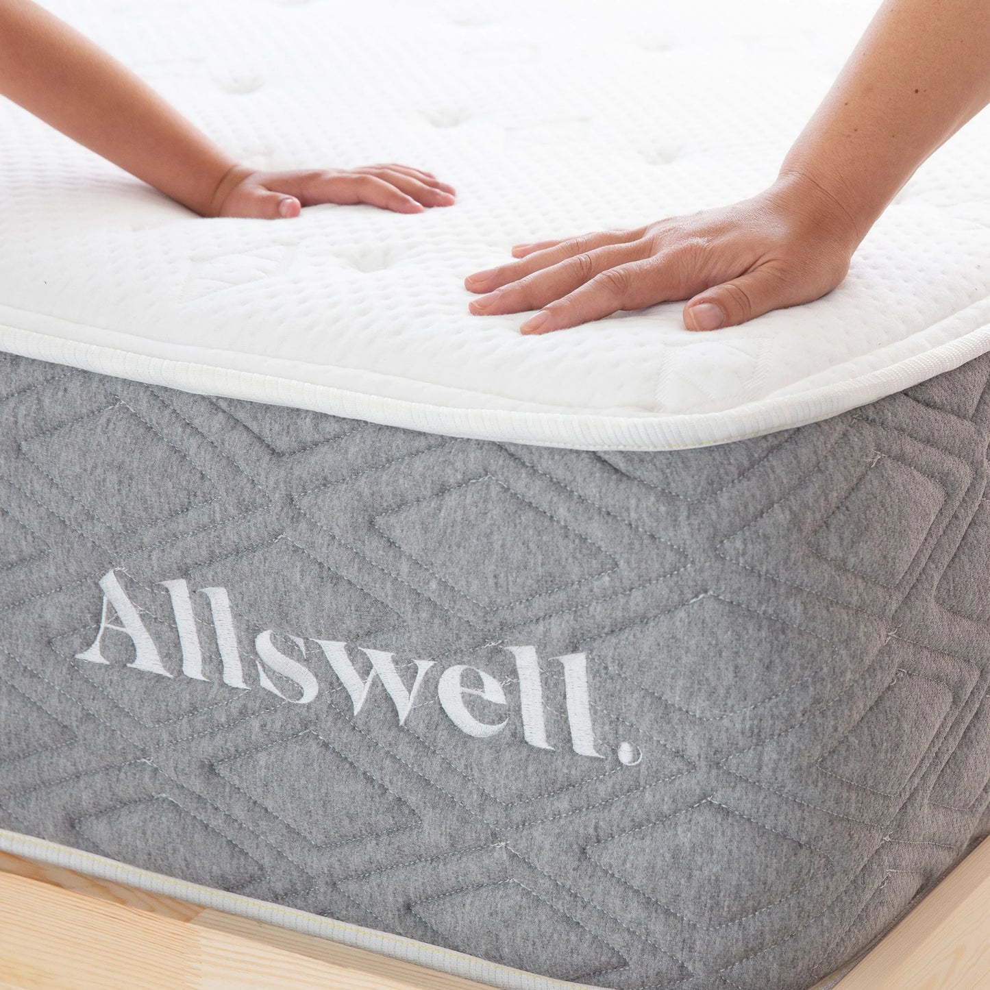 The Allswell Luxe 12" Bed in a Box Hybrid Mattress, Queen