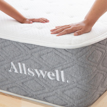 The Allswell Luxe 12" Bed in a Box Hybrid Mattress, Queen