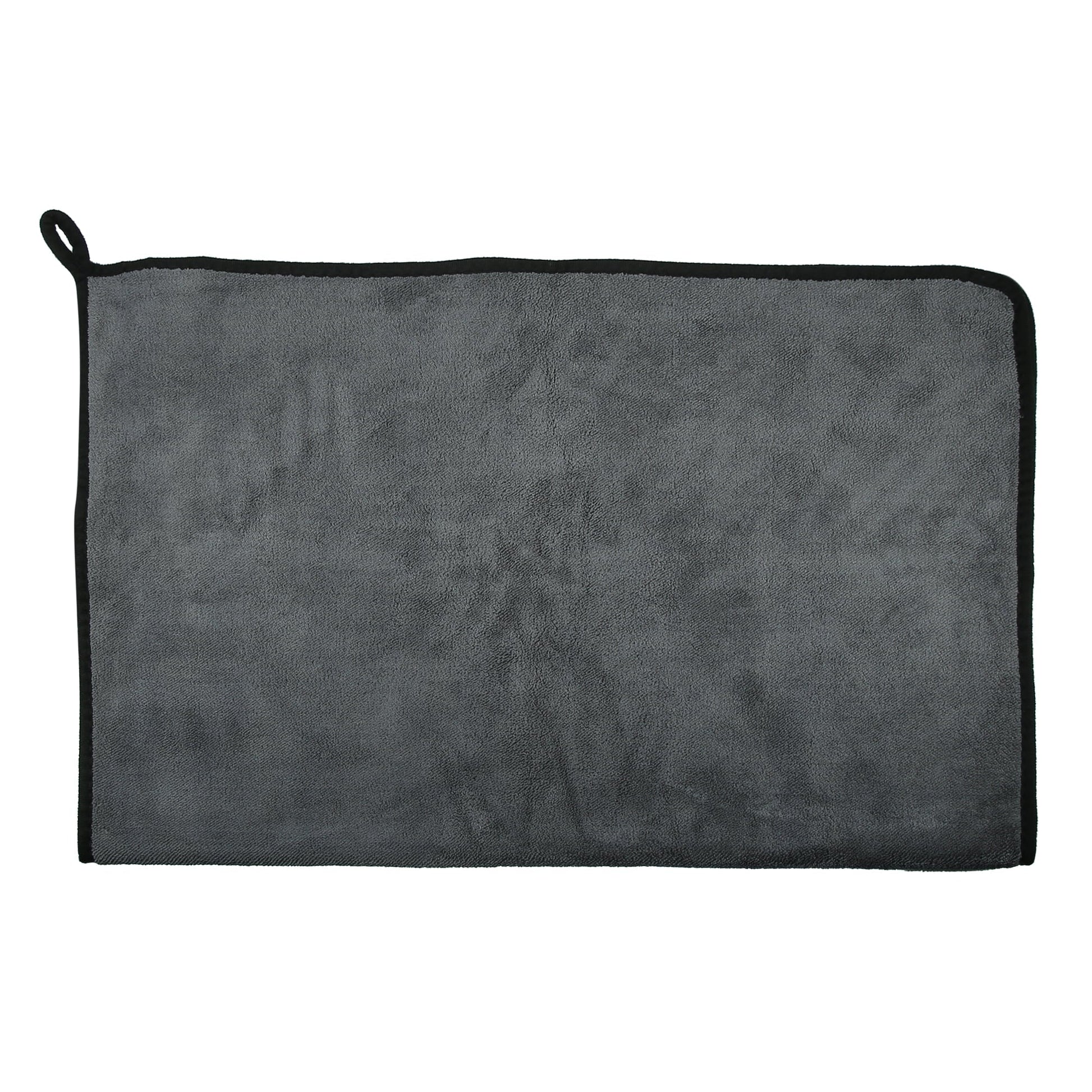 Unique Bargains Microfibre Car Drying Towel 80x60cm Extra Large Car Cleaning Green 2pcs
