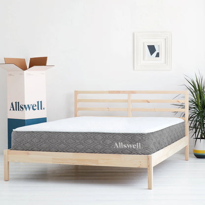 The Allswell Luxe 12" Bed in a Box Hybrid Mattress, Queen