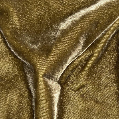 HiEnd Accents Stella Faux Silk Velvet Flanged Euro Sham Pillow Cover, 27x27 inch, Green Ochre, Romantic Western Modern Traditional Style Luxury Bedding