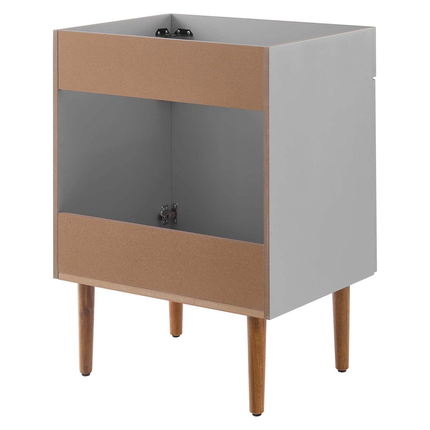 Modway Harvest 24" Bathroom Vanity Cabinet (Sink Basin Not Included) in Gray Walnut