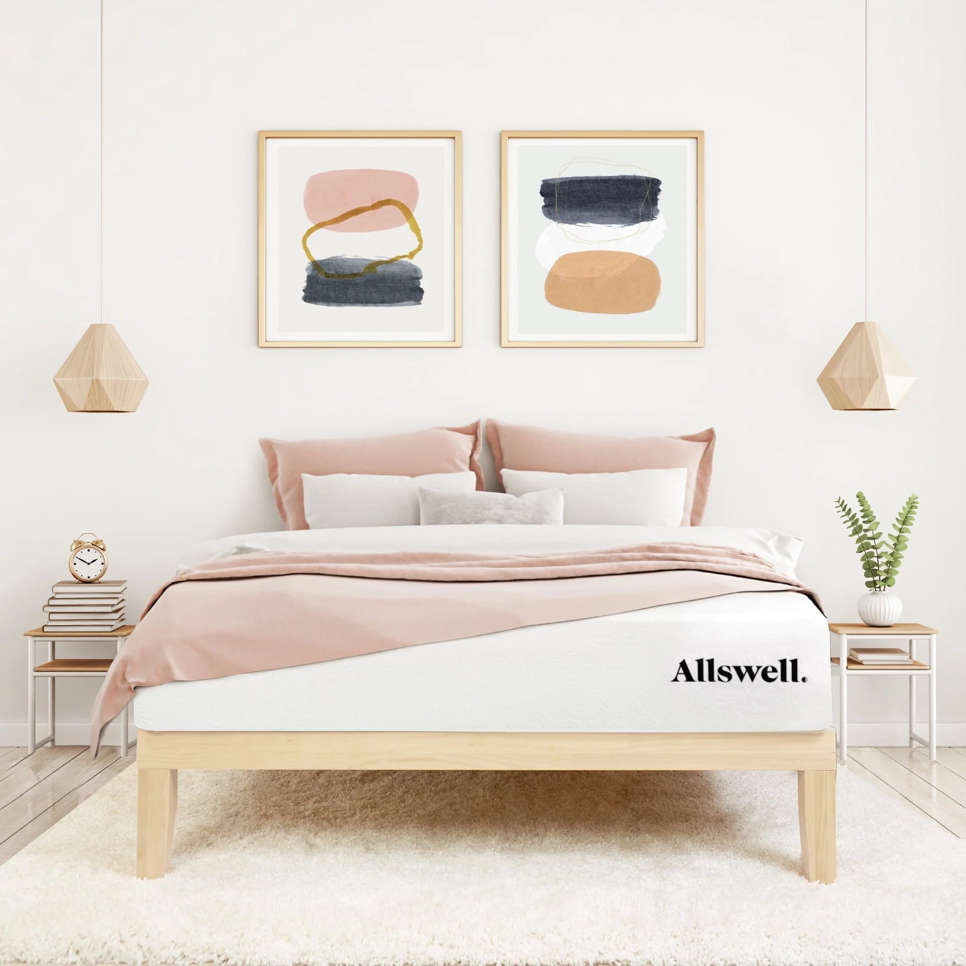 The Allswell X 10°?Hybrid of Memory Foam and Coils Mattress With Antimicrobial Treated Cover, Queen