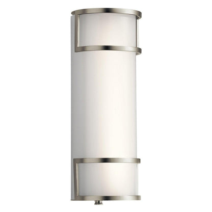 1 Light Linear Bath Vanity Approved For Damp Locations With Transitional Inspirations 4.5 Inches Tall By 24.75 Inches Wide Kichler Lighting 11142Niled
