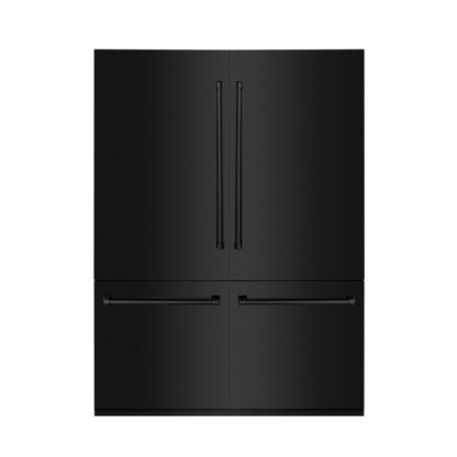 ZLINE KITCHEN AND BATH RBIVBS60 french door built in refrigerator