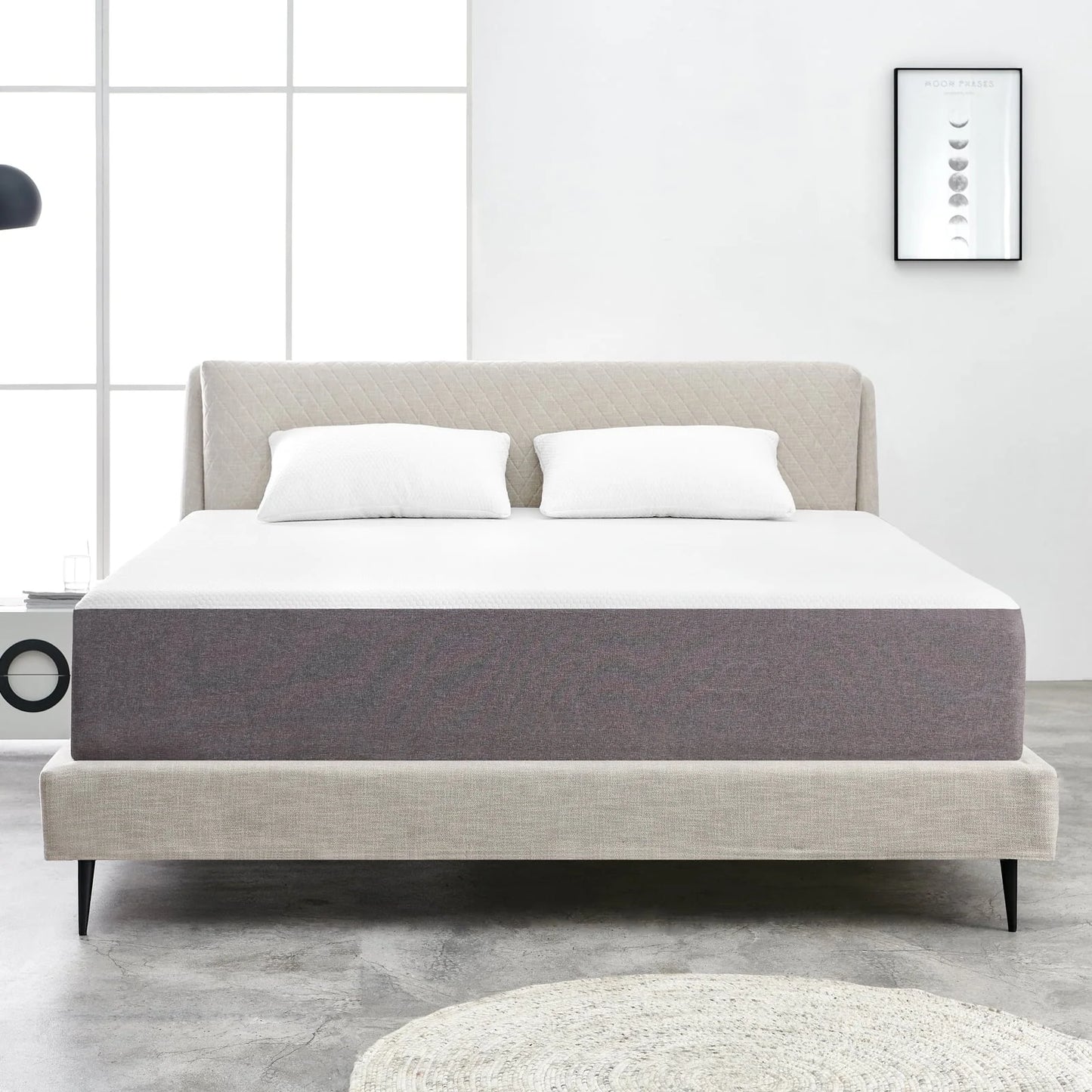 Queen Mattress, Madinog 10 inch Cooling-Gel Memory Foam Mattress in a Box, Queen