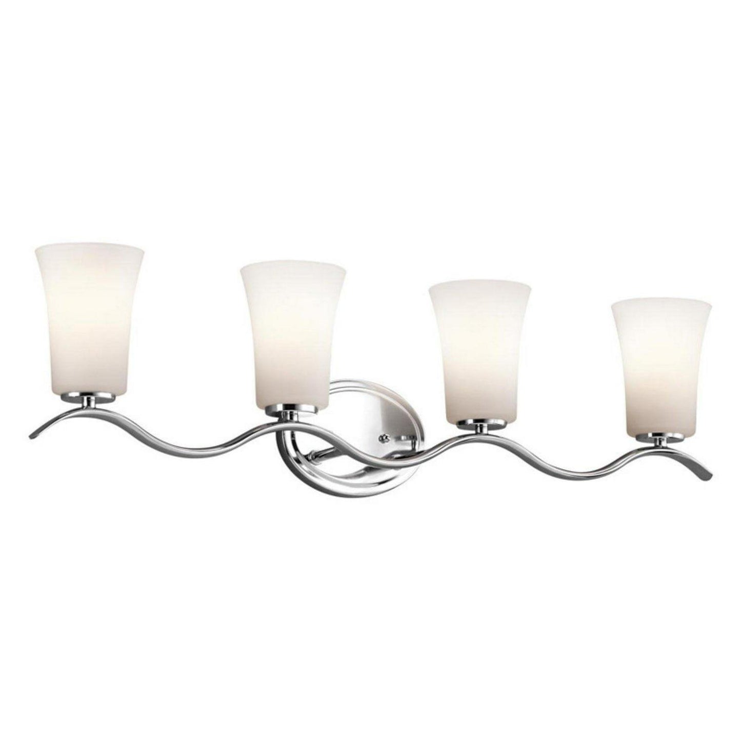 4 Light Bath Vanity Approved For Damp Locations With Transitional Inspirations 32.25 Inches Wide-Olde Bronze Finish-Incandescent Lamping Type Kichler