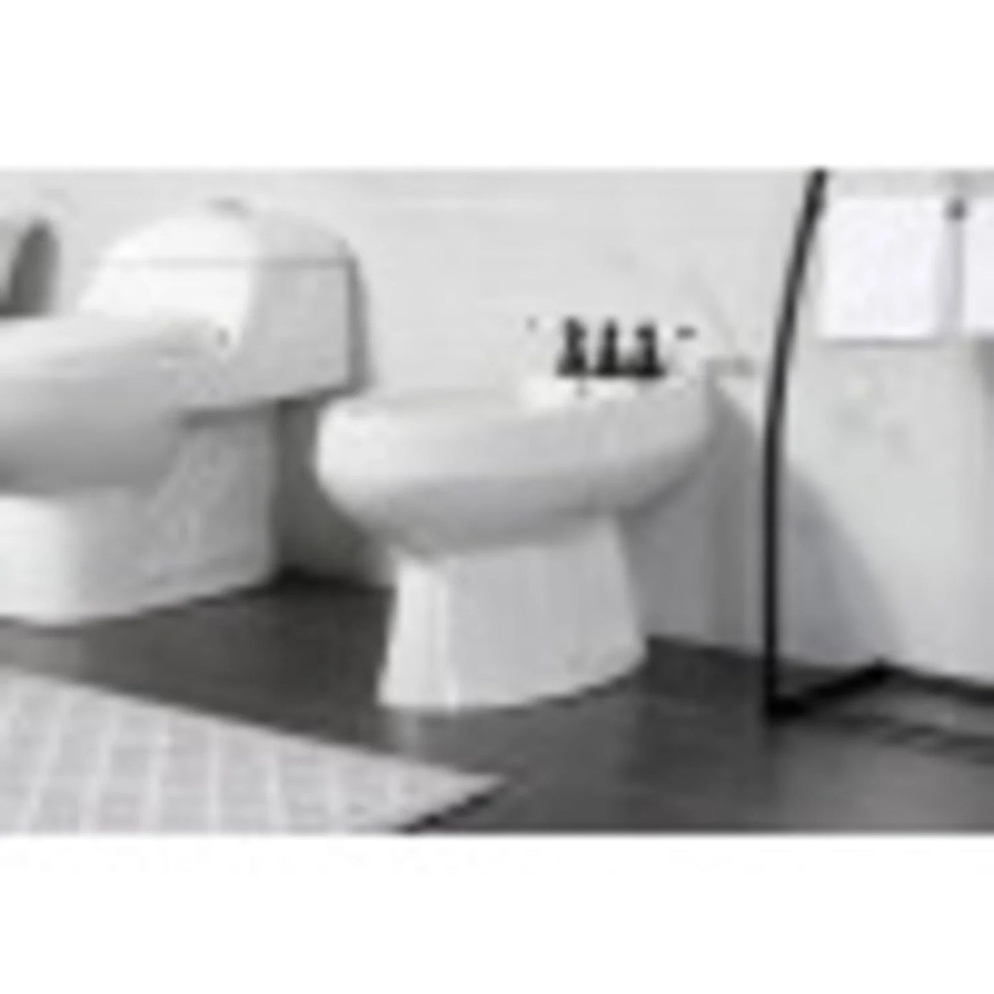Kingston Brass KB320PL Victorian Three-Handle Bidet Faucet, Matte Black