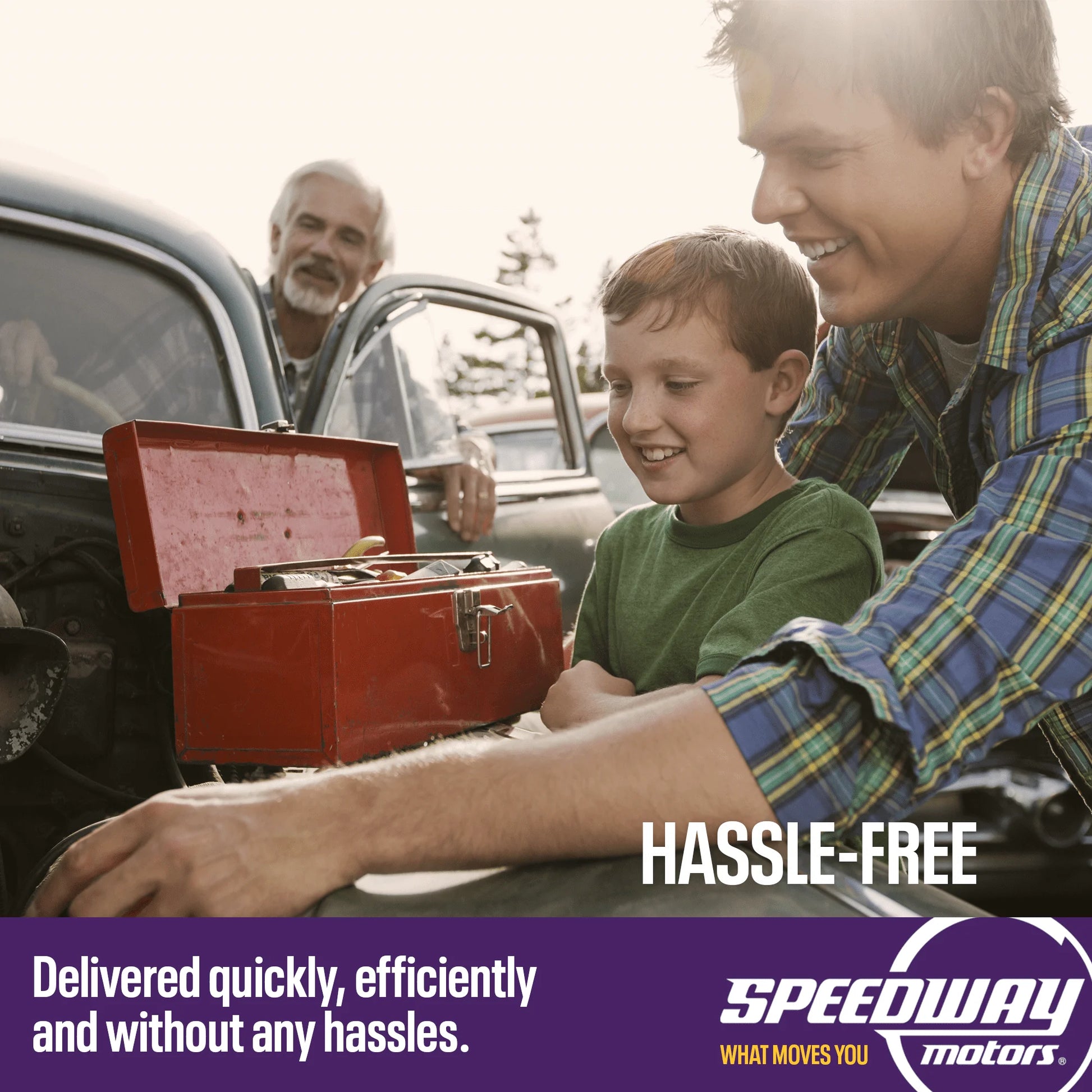 Speedway Motors Junior Aluminum Trailer Cabinet with Fold-Down Work Table, Paper Towel Rack and Small Parts Storage, for Enclosed Race Trailer or Garage